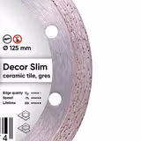 Диск алмазний відрізний Di-Star Decor Slim 125x22.2 11115427010 фото