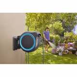 Котушка настінна Gardena RollUp M/L бірюзова + набір для поливу 25 м 18620-20.000.00 фото