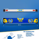 Рівень магнітний S&R 400 мм 423032040 фото