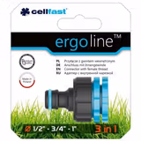 Адаптер для крана Cellfast ERGO 1/2'', 3/4'', 1'' із внутрішнім різьбленням 53-210 фото