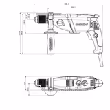 Дриль ударний Metabo SBE 900 Impuls 600865500 фото