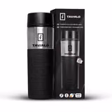 Термочашка Tavialo 420 мл чорний колір + 2 ущільнюючих кільця 190420101 фото