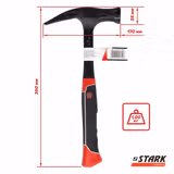 Молоток покрівельника Stark Pro 600 г 530101600 фото