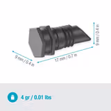 Заглушка Gardena Micro-Drip-System для шлангів 4,6 мм 3/16" 10 шт 13215-20.000.00 фото