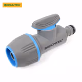 Адаптер із краном для шлангів GRUNTEK універсальний 1/2"-5/8"-3/4" 296693072 фото