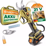 Секатор акумуляторний GRUNTEK Li-Ion 21V 2Ah 295701300 фото
