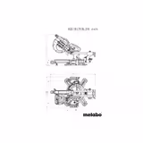 Торцювальна пила акумуляторна Metabo KGS 18 LTX BL 216 (без АКБ та ЗП) 614216850 фото