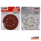 Папір шліфувальний Stark D125 мм 8 отворів з. 240 5 шт. 126005240 фото