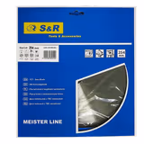 Диск пиляльний S&R WoodCraft Meister 254x30x2,6 мм АТВ 80 зуб. 238080254 фото