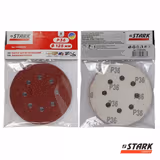 Папір шліфувальний Stark D125 мм 8 отворів з. 40 5 шт. 126005040 фото