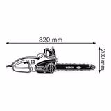 Електропила ланцюгова Bosch GKE 40 BCE 0601597703 фото