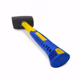 Молоток гумовий S & R 55ммх450г чорний 284450055 фото