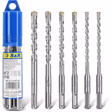 Набір бурів S&R SDS-plus 6 шт. у тубусі 211243006 фото