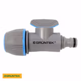 Адаптер із краном для шлангів GRUNTEK універсальний 1/2"-5/8"-3/4" 296693072 фото