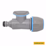 Адаптер із краном для шлангів GRUNTEK універсальний 1/2"-5/8"-3/4" 296693072 фото