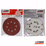 Папір шліфувальний Stark D125 мм 8 отворів з. 120 5 шт. 126005120 фото