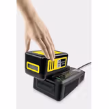 Комплект акумулятор + зарядний пристрій KARCHER 18/50 18В 5 А/год 2.445-063.0 фото