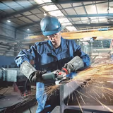Кутова шліфувальна машина одноручна Metabo W 9-125 600376010 фото