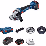 Кутова шліфувальна машина акумуляторна Bosch GWS 18V-10 Li-ion 18 В мала 06019J4004 фото