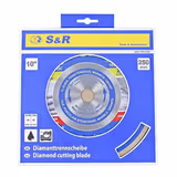 Диск алмазний S&R CORONA 250 x 1,6 х 25,4 керамограніт 252794250 фото