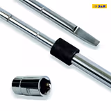 Вороток Г-подібний телескопічний S&R 1/2" 385-505 мм + 2 головки 465462504 фото