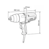 Гайковерт ударний Makita TW 0350 TW0350 фото