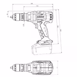 Шуруповерт ударний акумуляторний Metabo BS 18 LTX-3 BL I 602357660 фото