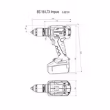 Шуруповерт акумуляторний Metabo BS 18 LTX Impuls без акумулятора і зарядного пристрою 602191890 фото