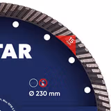 Круг алмазний відрізний Distar Turbo SUPER MAX 232 бетон армований 10115502018 фото
