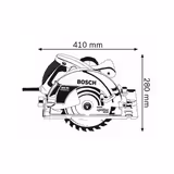Пила дискова Bosch GKS 85 060157A900 фото