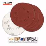 Папір шліфувальний Stark D125 мм 8 отворів з. 100 5 шт. 126005100 фото