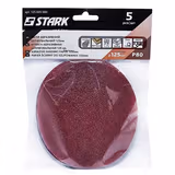 Папір шліфувальний Stark D125 мм з. 80 5 шт 125005080 фото