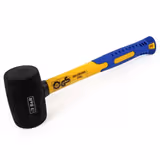 Молоток гумовий S & R 45ммх230г чорний 284230045 фото
