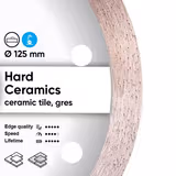 Диск алмазний відрізний Di-Star Hard Ceramics 125x22.2 11115048010 фото