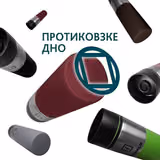 Термочашка Tavialo 420 мл бордовий колір + 2 ущільнюючих кільця 190420103 фото