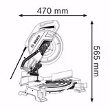 Пила торцювальна BOSCH GCM 10 MX Professional 0601B29021 фото