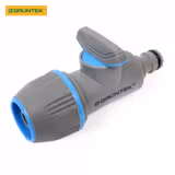 Адаптер із краном для шлангів GRUNTEK універсальний 1/2"-5/8"-3/4" 296693072 фото