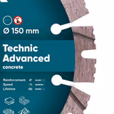 Круг алмазний Distar Technic Advanced 1A1RSS 150 мм бетон 14315347012 фото