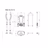 Обприскувач акумуляторний METABO RSG 18 LTX 15 л (без акумулятора) 602038850 фото