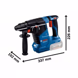 Перфоратор акумуляторний BOSCH GBH 187-LI ONE Chuck 18В 0611923121 фото