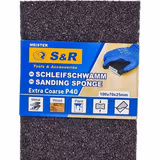 Губка шліфувальна S&R 100х70х25 мм зерно 40 233040001 фото