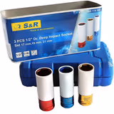 Набір торцевих головок S & R 1/2, 3 шт. 465114003 фото