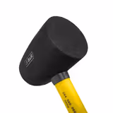 Молоток гумовий S & R 60ммх560г чорний 284560060 фото