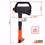 Сокира універсальна Stark Pro 600 г 530500600 фото