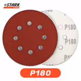 Папір шліфувальний Stark D125 мм 8 отворів з. 180 5 шт. 126005180 фото