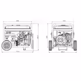 Генератор бензиновий GENERGY TURBO 5500 E 5,5 кВт 240047090 фото