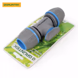 Адаптер із краном для шлангів GRUNTEK двосторонній 1/2"-5/8"-3/4" 296693074 фото