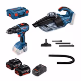 Набір інструментів BOSCH GSB 18V-50 2x5Ah+GAS18V 0615990M44 фото