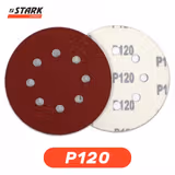 Папір шліфувальний Stark D125 мм 8 отворів з. 120 5 шт. 126005120 фото