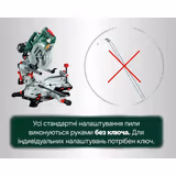 Пила торцювальна Metabo KGSV 72 Xact SYM 612216000 фото